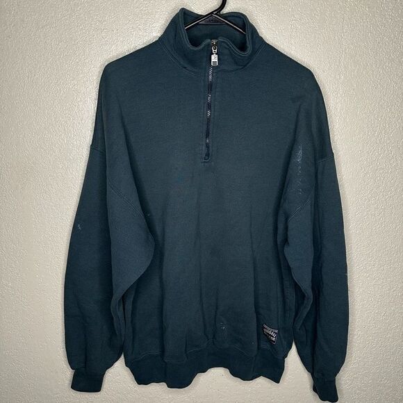 Vintage Russell Athletic 1/4 Zip Pullover Made In USA XXL - Picture 2 of 8